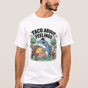 Praat Over Gevoelens Grappige Haai Stemming T-shirt