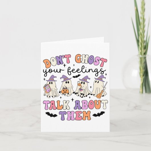 Praat over je gevoel, laat het niet spoken Counsel Kaart (Voorkant)