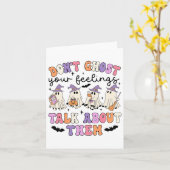 Praat over je gevoel, laat het niet spoken Counsel Kaart (Gele Bloem)