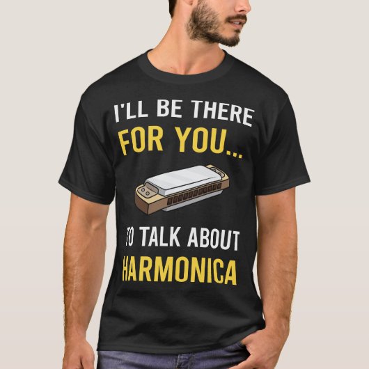 Praat over mondharmonica t-shirt (Voorkant)