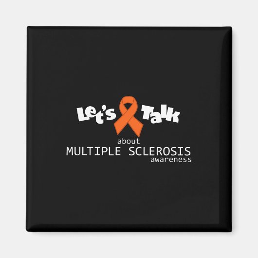 Praat over multiple sclerose bewustzijn magneet (Voorkant)