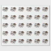 Praat Southern to Me Funny Cowboy Pet Western Cadeaupapier (Vlak)