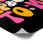 Praat Spooky met mij Kostuum Halloween Matching Fa Poster (Hoek)