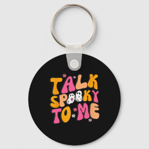 Praat Spooky met mij Kostuum Halloween Matching Fa Sleutelhanger