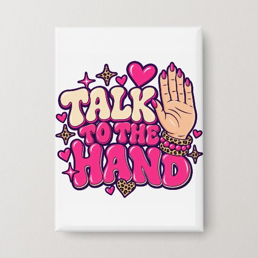 Praat tegen de Hand Button (Voorkant)