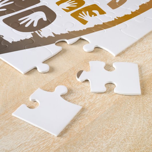 Praat tegen de hand legpuzzel (Zijkant)