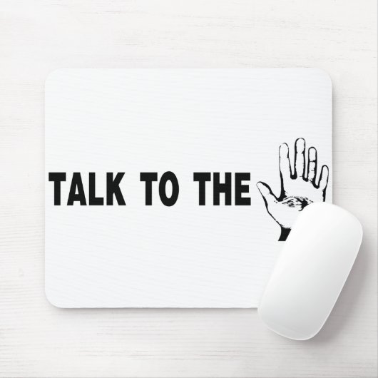 Praat tegen de hand muismat (Met muis)