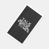 Praat tegen me grappig Golf Golfer Golfing Servet (Hoek)