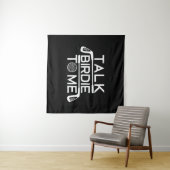 Praat tegen me grappig Golf Golfer Golfing Wandkleed (In Situ (horizontaal))