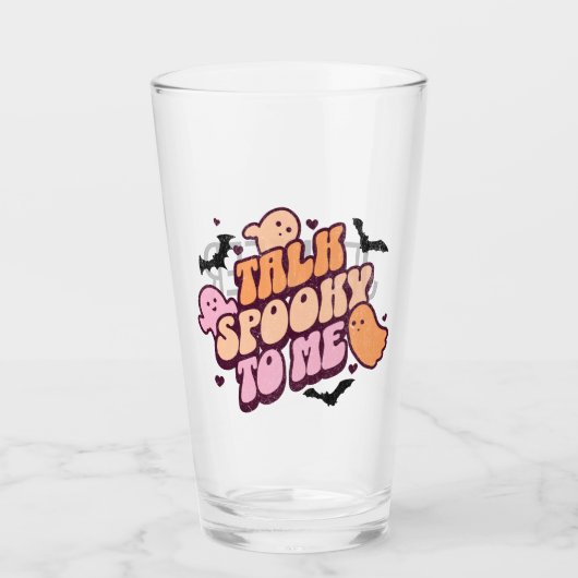 Praat tegen me spooky glas (Voorkant)