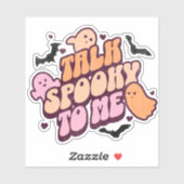 Praat tegen me spooky sticker (Vel)
