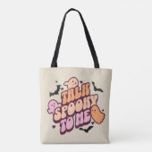 Praat tegen me spooky tote bag (Achterkant)