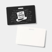 Praat tegen mij Darcy II Badge (Voor- en achterkant)