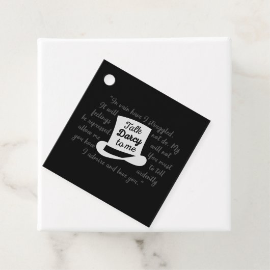 Praat tegen mij Darcy II Bedankjes Labels (In situ)