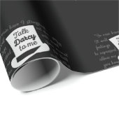 Praat tegen mij Darcy II Cadeaupapier (Rol Hoek)