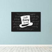 Praat tegen mij Darcy II Canvas Afdruk (Insitu (Houten vloer))