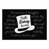 Praat tegen mij Darcy II Foto Afdruk (Voorkant)