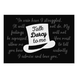 Praat tegen mij Darcy II Foto Afdruk