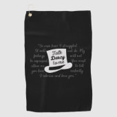 Praat tegen mij Darcy II Golfhanddoek (Voorkant)