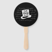 Praat tegen mij Darcy II Handwaaier (Achterkant)