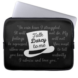Praat tegen mij Darcy II Laptop Sleeve