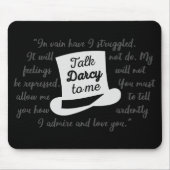 Praat tegen mij Darcy II Muismat (Voorkant)