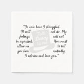 Praat tegen mij Darcy II Servet (Voorkant)