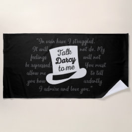 Praat tegen mij Darcy II Strandlaken