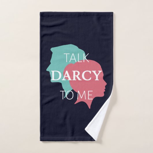 Praat tegen mij over Darcy IV Bad Handdoek (Handdoek)