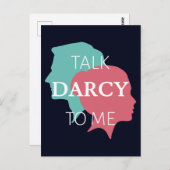 Praat tegen mij over Darcy IV Briefkaart (Voorkant / Achterkant)