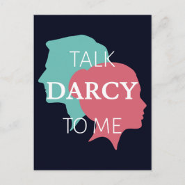 Praat tegen mij over Darcy IV Briefkaart