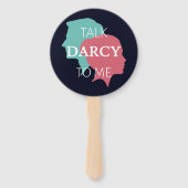 Praat tegen mij over Darcy IV Handwaaier (Achterkant)