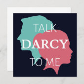 Praat tegen mij over Darcy IV Kaart (Voorkant / Achterkant)