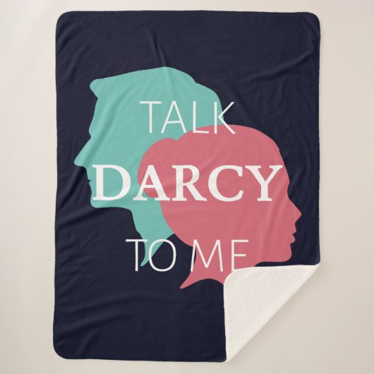 Praat tegen mij over Darcy IV Sherpa Deken (Voorkant)