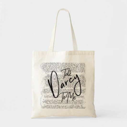 Praat tegen mij over Darcy Tote Bag (Voorkant)