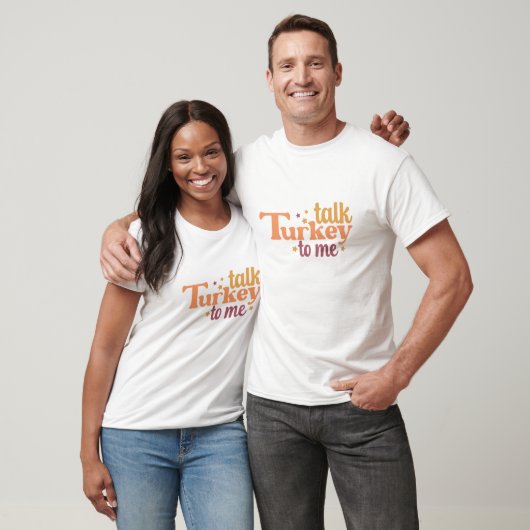 Praat Turkije Met Me - Dankdag T-shirt (Unisex)