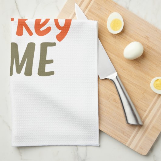 Praat Turkije met me keukenhanddoek (Quarter Fold)