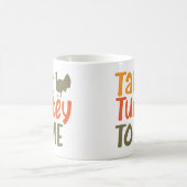 Praat Turkije tegen me Sassy Pun Funny Quote Koffiemok (Center)