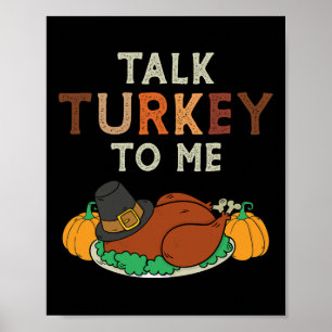 Praat Turkije Tegen Mij Passend Familie Diner Dank Poster