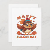 Praat Turkije tegen mij Thanksgiving Informatiekaartje (Voorkant / Achterkant)