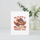 Praat Turkije tegen mij Thanksgiving Informatiekaartje (Staand voorkant)