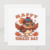 Praat Turkije tegen mij Thanksgiving Kaart (Voorkant / Achterkant)