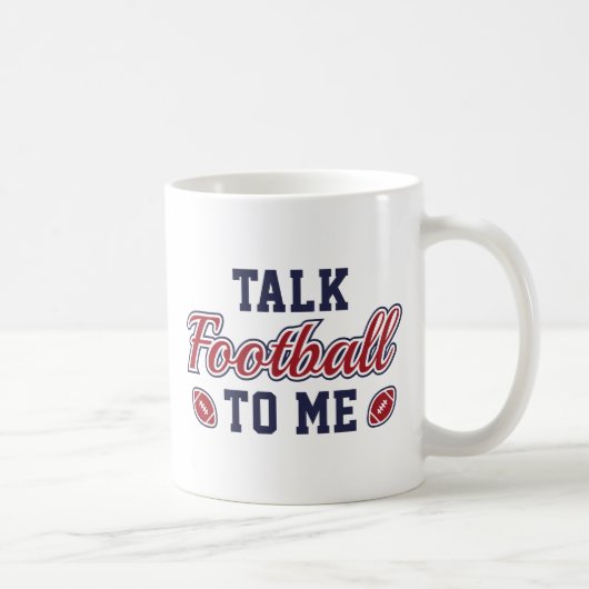 Praat Voetbal Met Mij Koffiemok (Rechts)