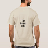 Praat Voetbal Met Mij T-Shirt (Achterkant)