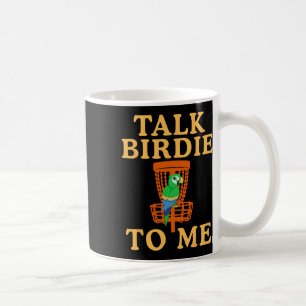 Praat Vogeltje Met Me Disc Golf Grappige Papegaai Koffiemok