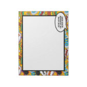 Praatballon naam bericht stripboek notitieblok (Linkerzijde)