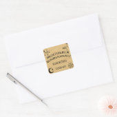 Praatbord Vierkante Sticker (Envelop)