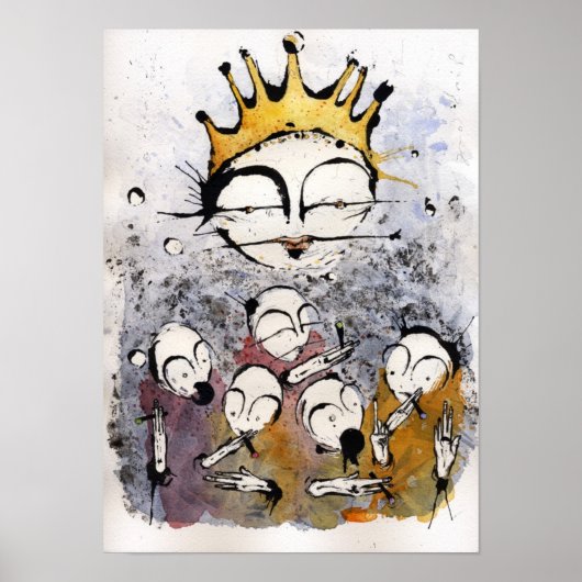 praatdamp poster (Voorkant)