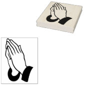 Praatjes silhouette patroonstempel rubberstempel (Gestempeld)