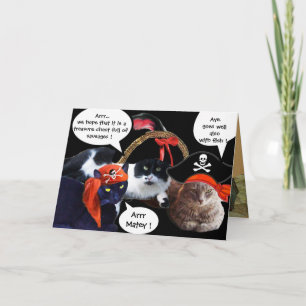 PRAATZAME PIRATENKATten, ANTIQUE PIRATEN SCHATKAAR Kaart